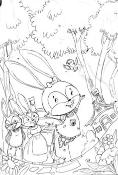 Line art sketch